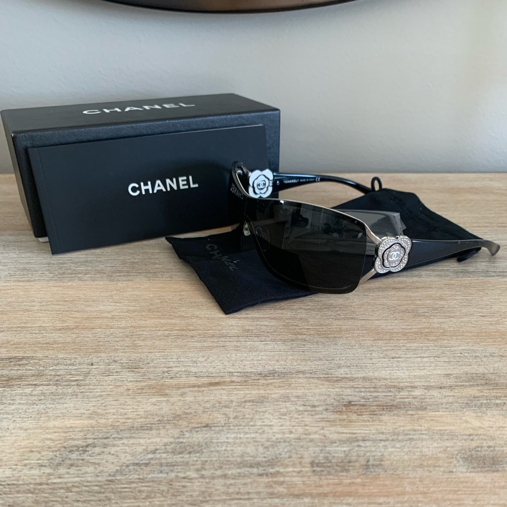 Authentic Chanel Crystal Sunglasses